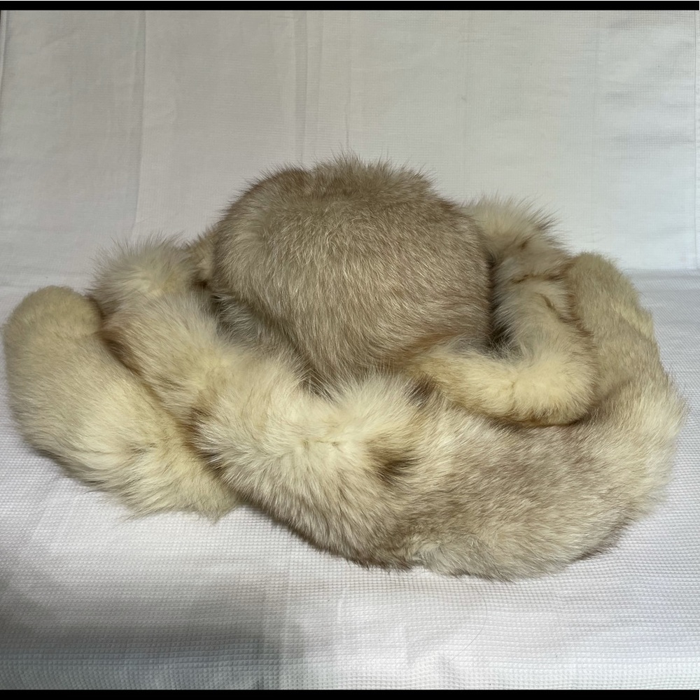 Vtg Fur Hat & Stole Original Box Hutzler’s